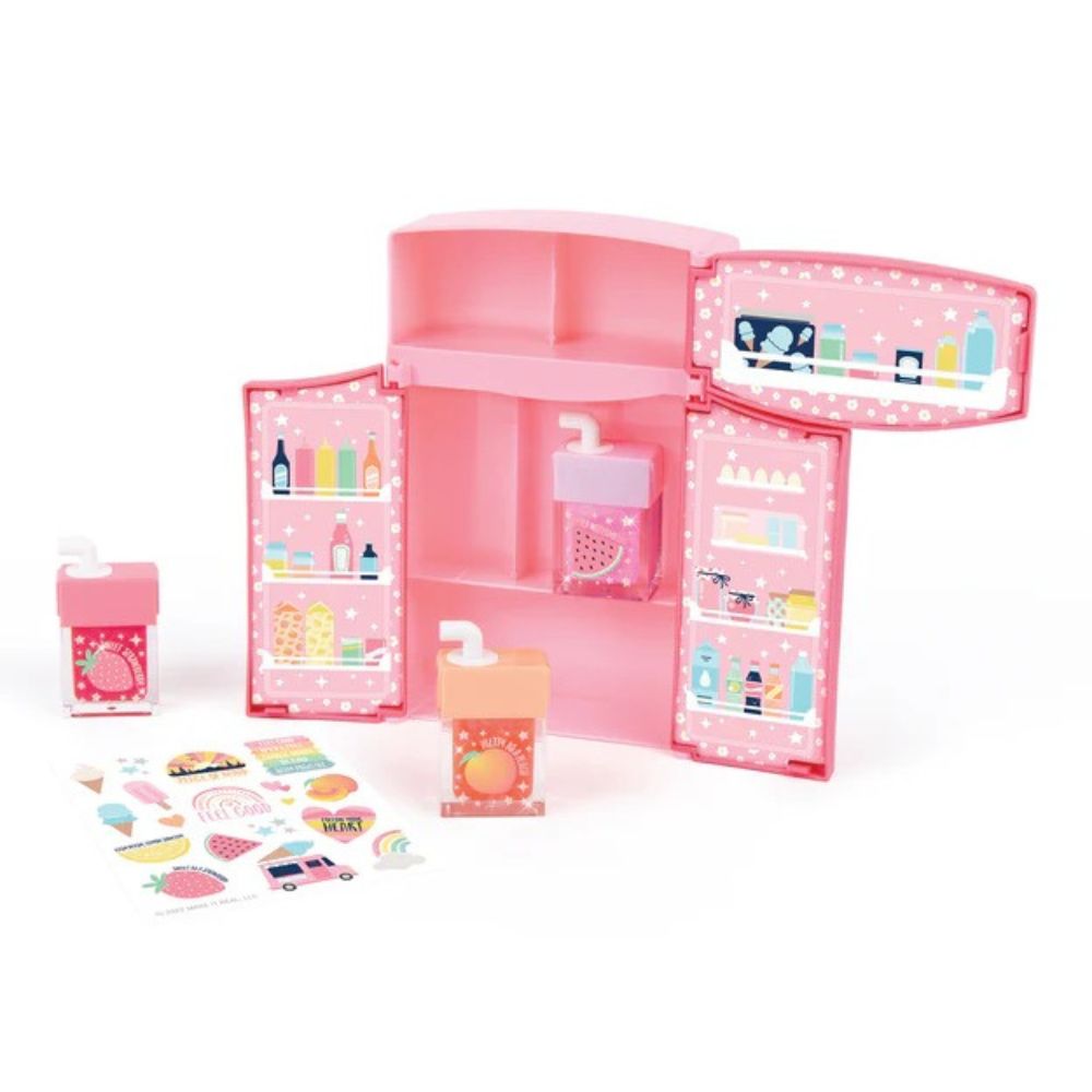 3C4G Juego De Brillos De Labios Mini Fridge 8+ 5Pzs