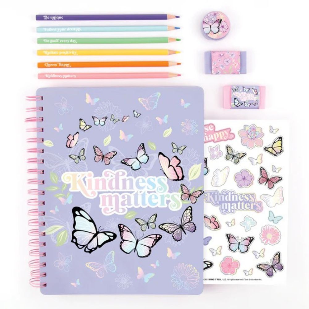 3C4G Kit De Dibujo Todo En Uno De Mariposa 6+