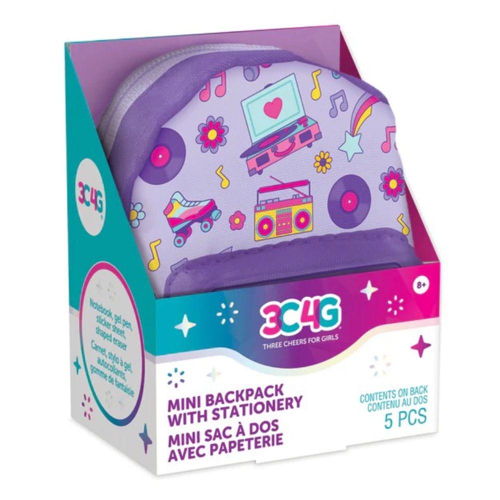 3C4G Mini Backpack Retro Gamer Morado 8+ 5Pzs