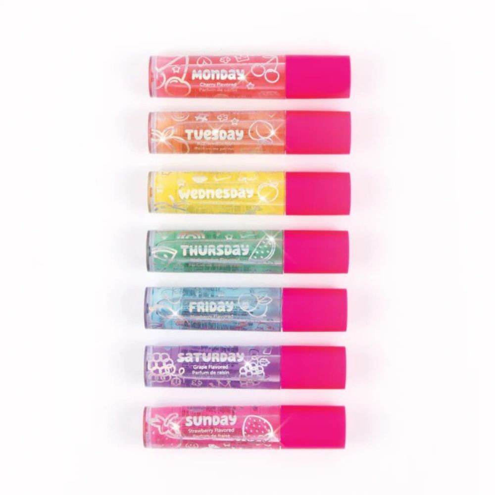 3C4G Set De Brillos Labiales Días De La Semana 8+ 7Pzs