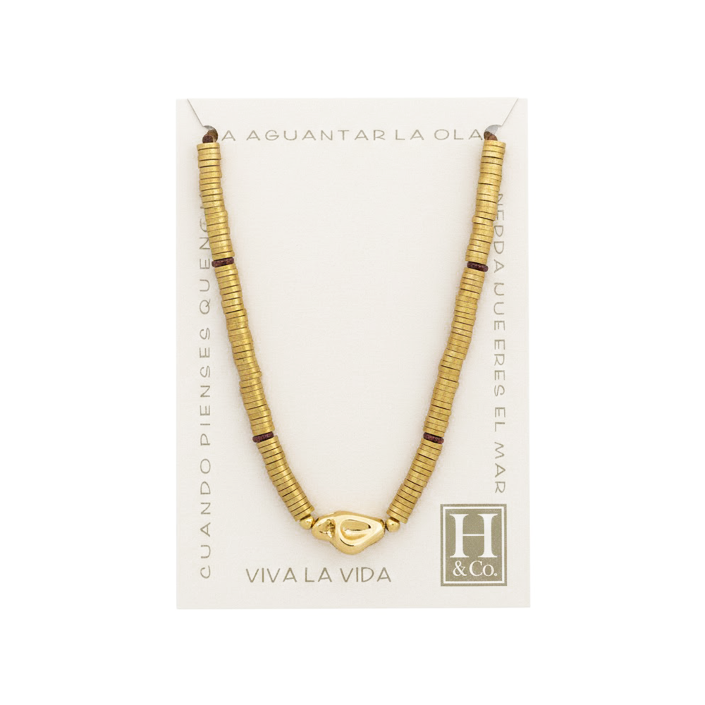 H&Co Collar De Pukas Golden