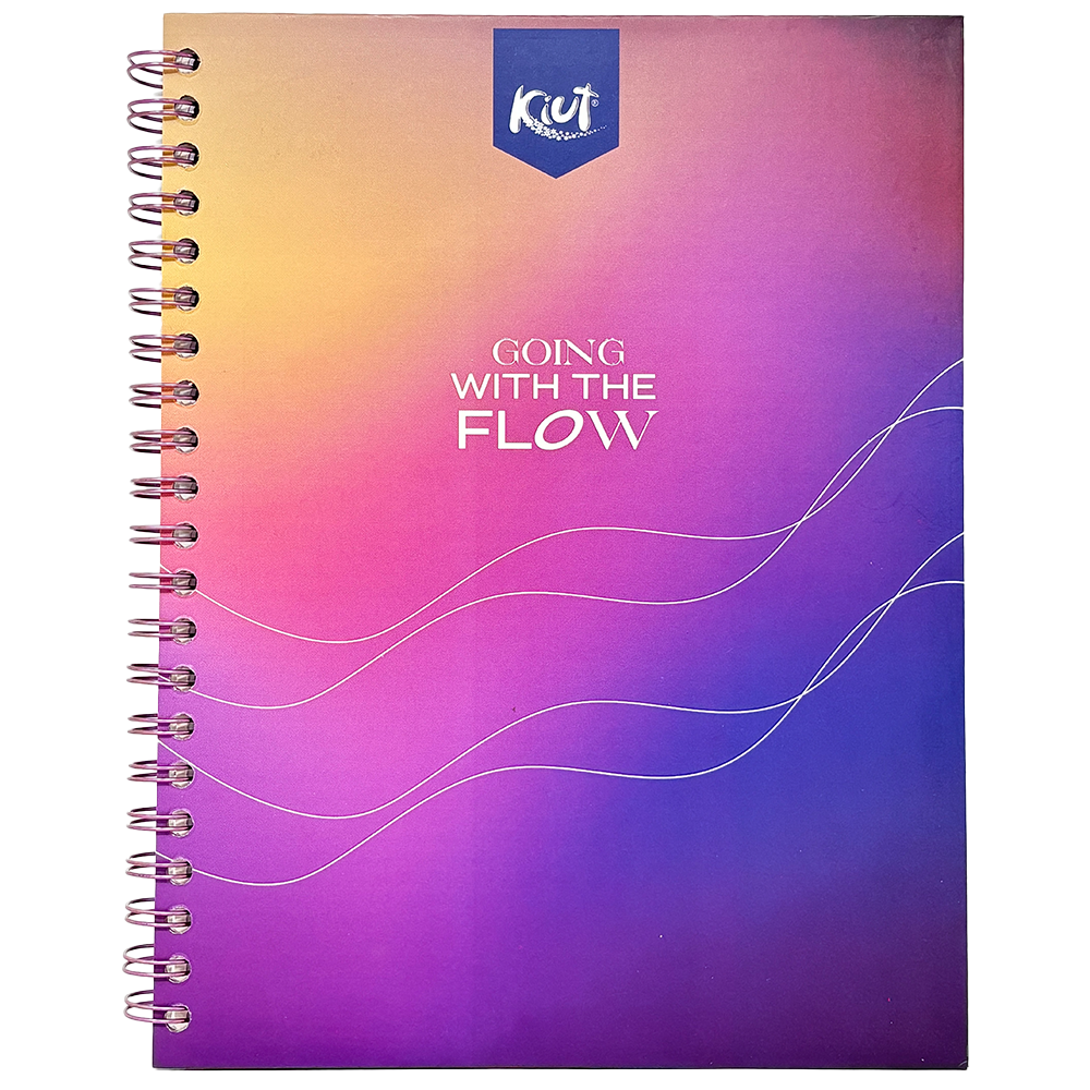 Kiut Libreta Agollada 6 Materias 150 Hojas Diseños Surtidos