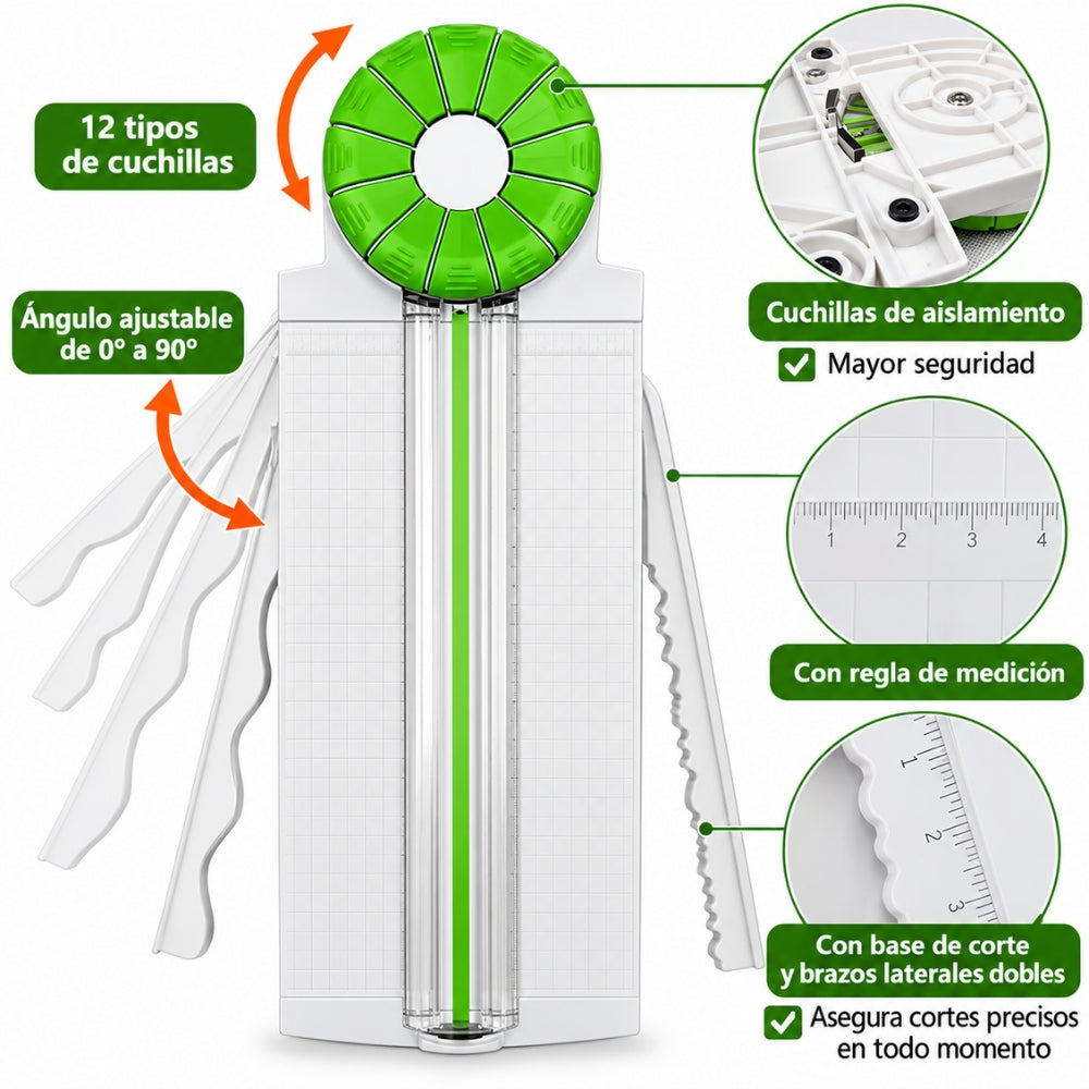 Pointer Guillotina Portatil de 12 Patrones