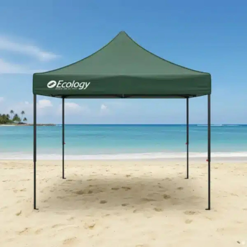 Ecology Tela y Estructura Para Toldo Tipo Acordeón Sunshine Green 3x3