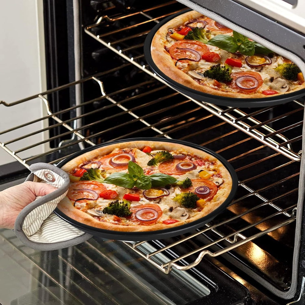 Alfa Hogar Bandeja Para Pizza Con Antiadherente 33cm