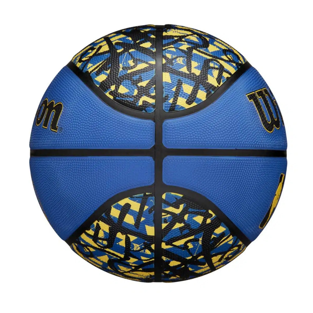 Wilson Balón De Basket NBA Graffiti Golden State Warriors No.7