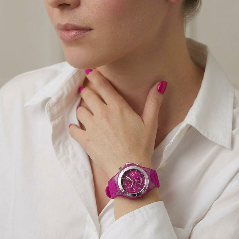 Michelle Reloj Tahitian Jelly Para Damas Fucsia
