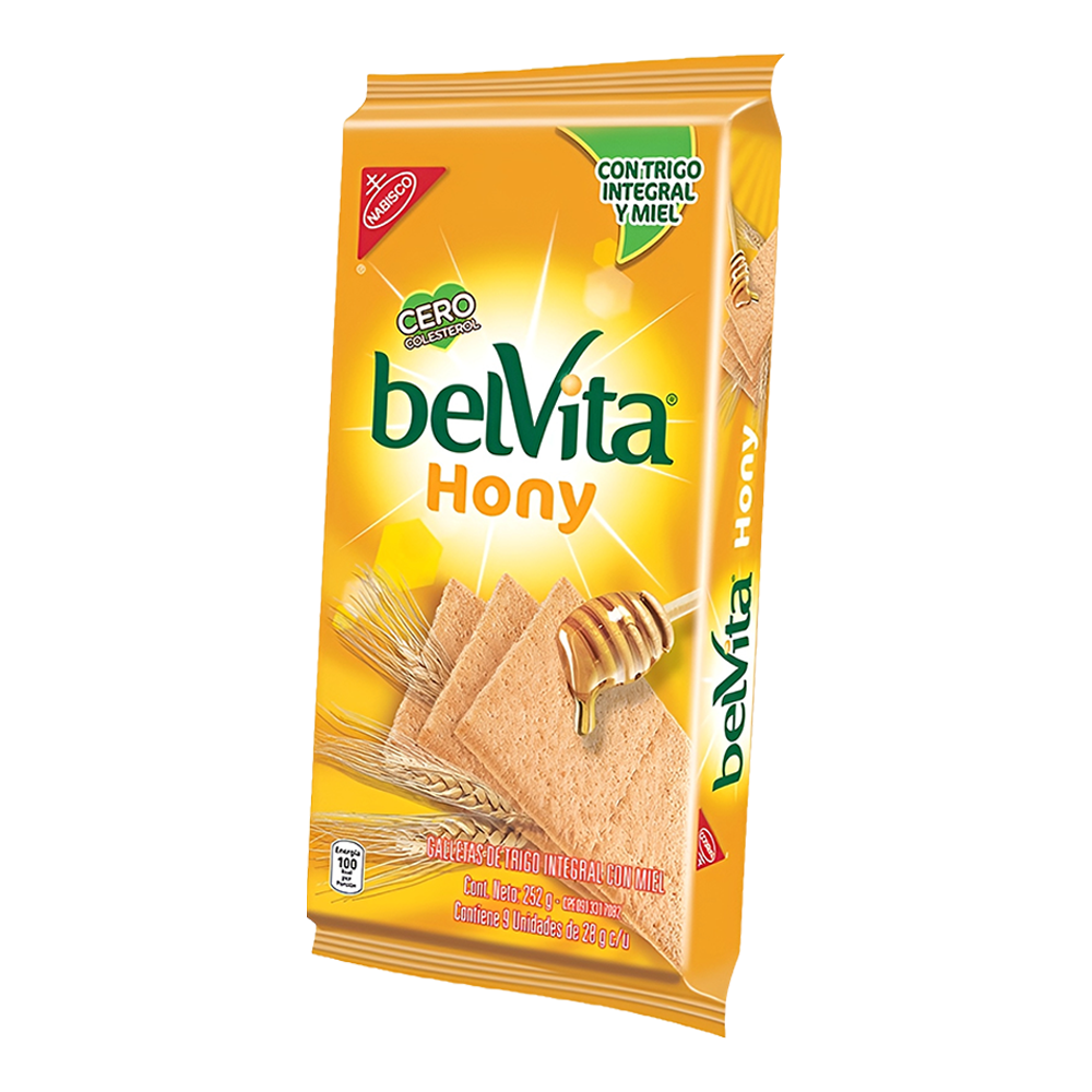 Galletas Belvita 9 Pack Honey Cero Colesterol 234g