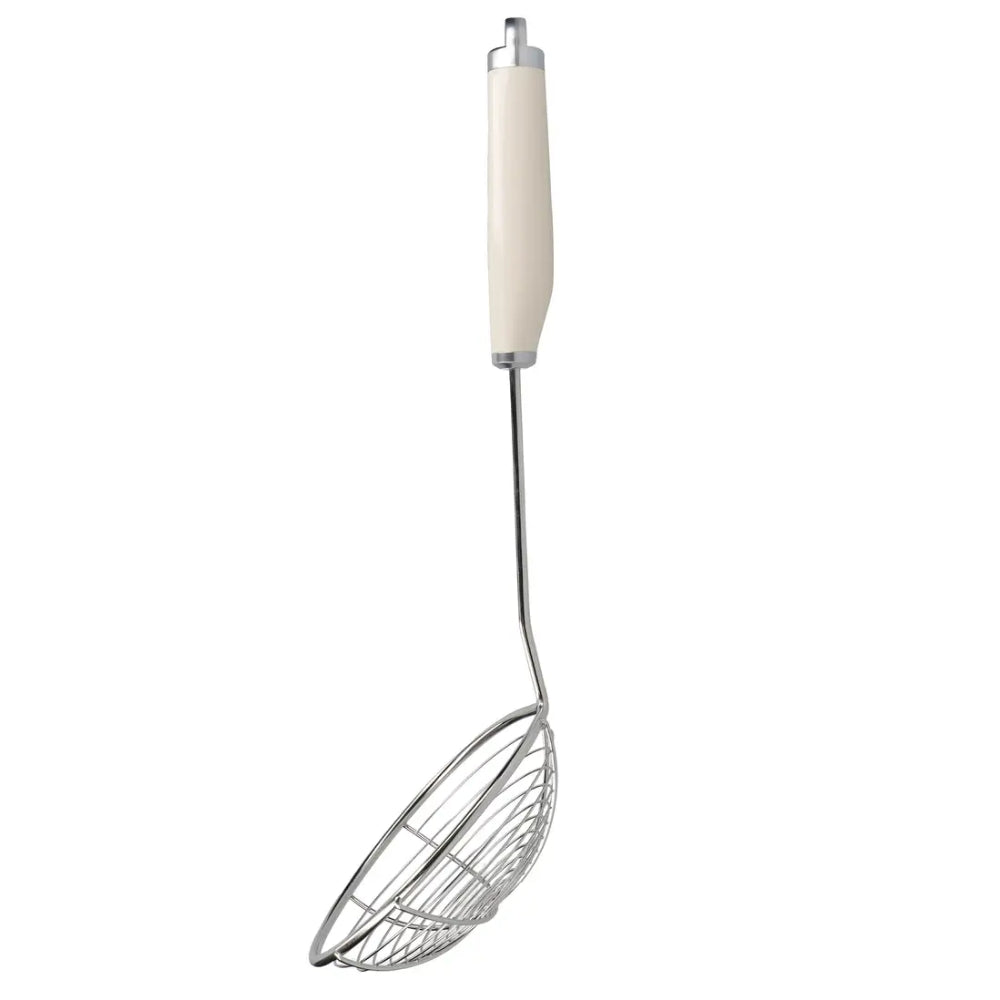 KitchenAid Colador de Acero Inoxidable con Argolla Color Crema
