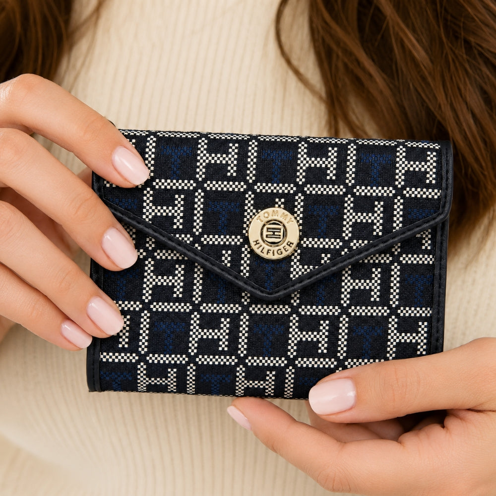 Tommy Hilfiger Monedero Monogram Blue