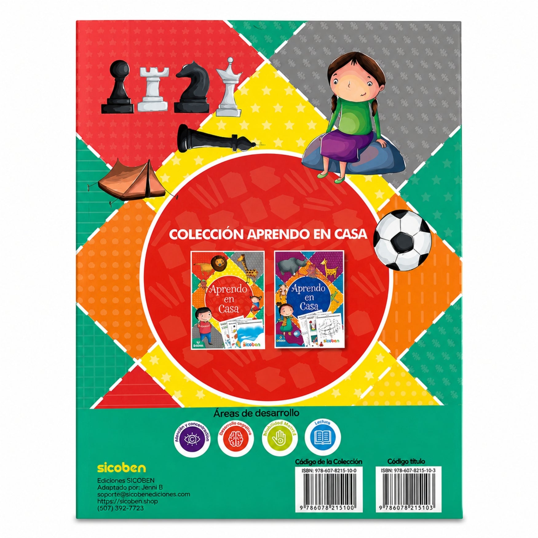 Sicoben Libro de Actividades "Aprendo en Casa" Niño 4+