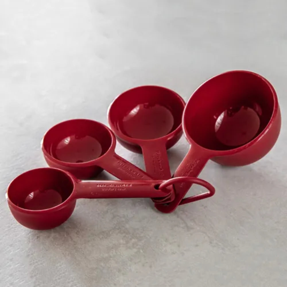 KitchenAid Juego de 4 tazas Medidoras Color Rojo