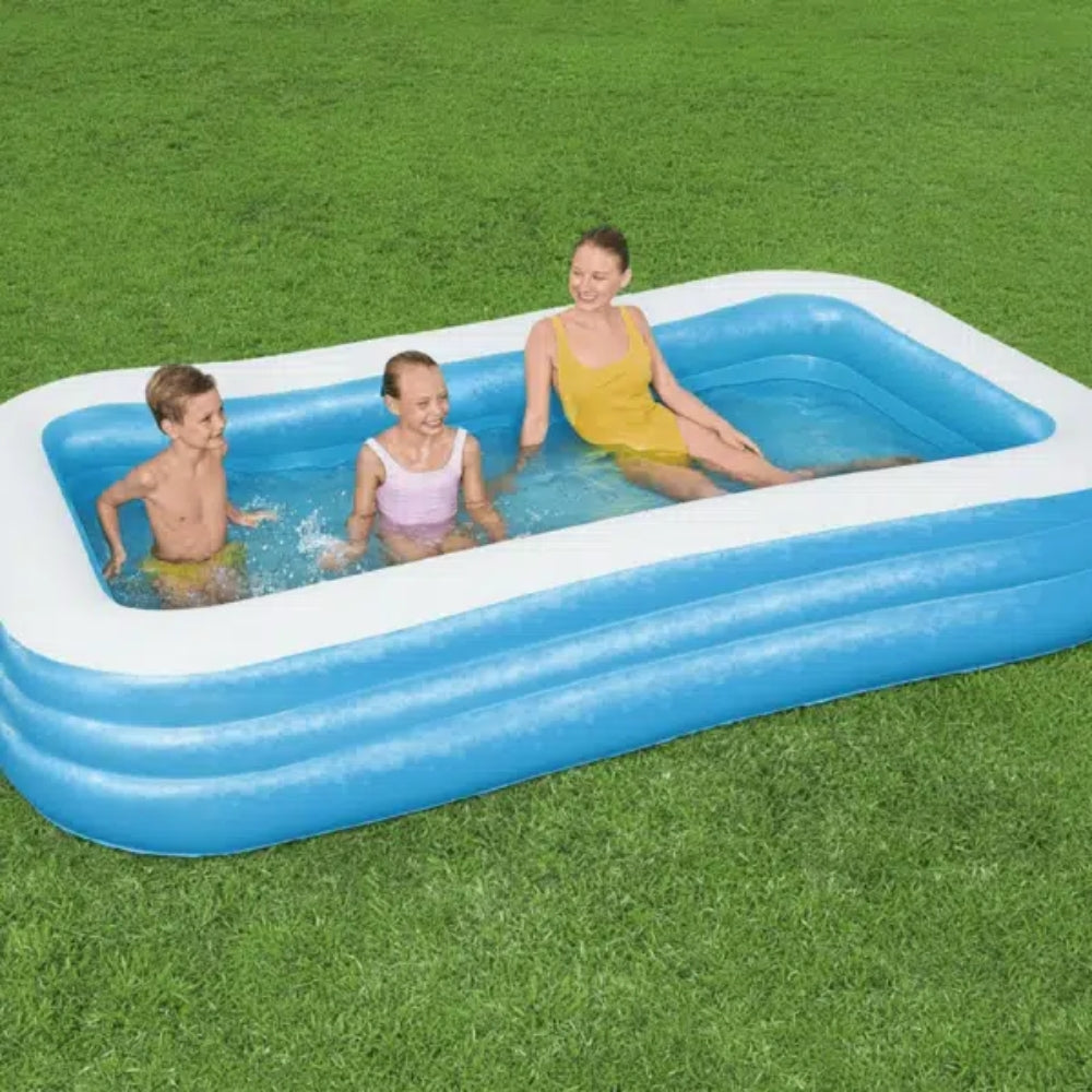 Bestway Piscina Inflable Rectangular Familiar Pool 3.05m X 1.83m X 56cm