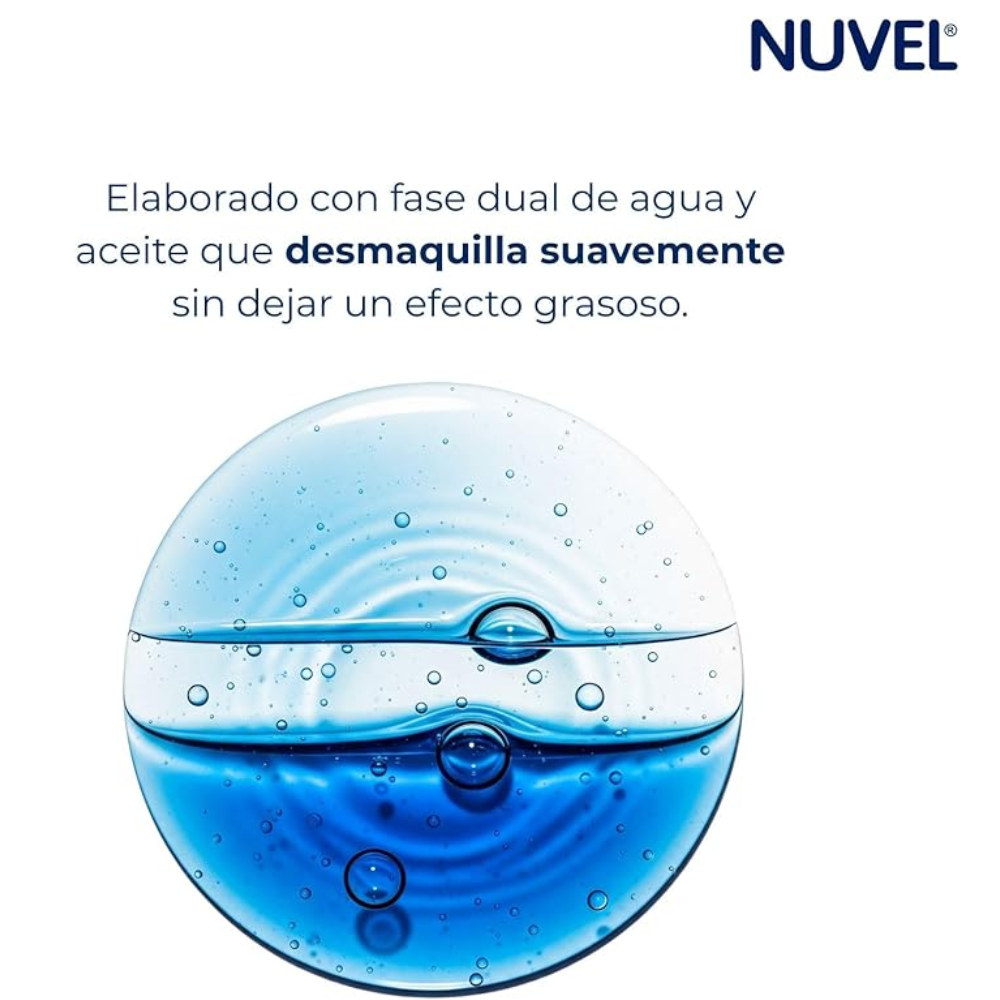 Nuvel Desmaquillante Bifásico Para Todo Tipo De Piel 235ml