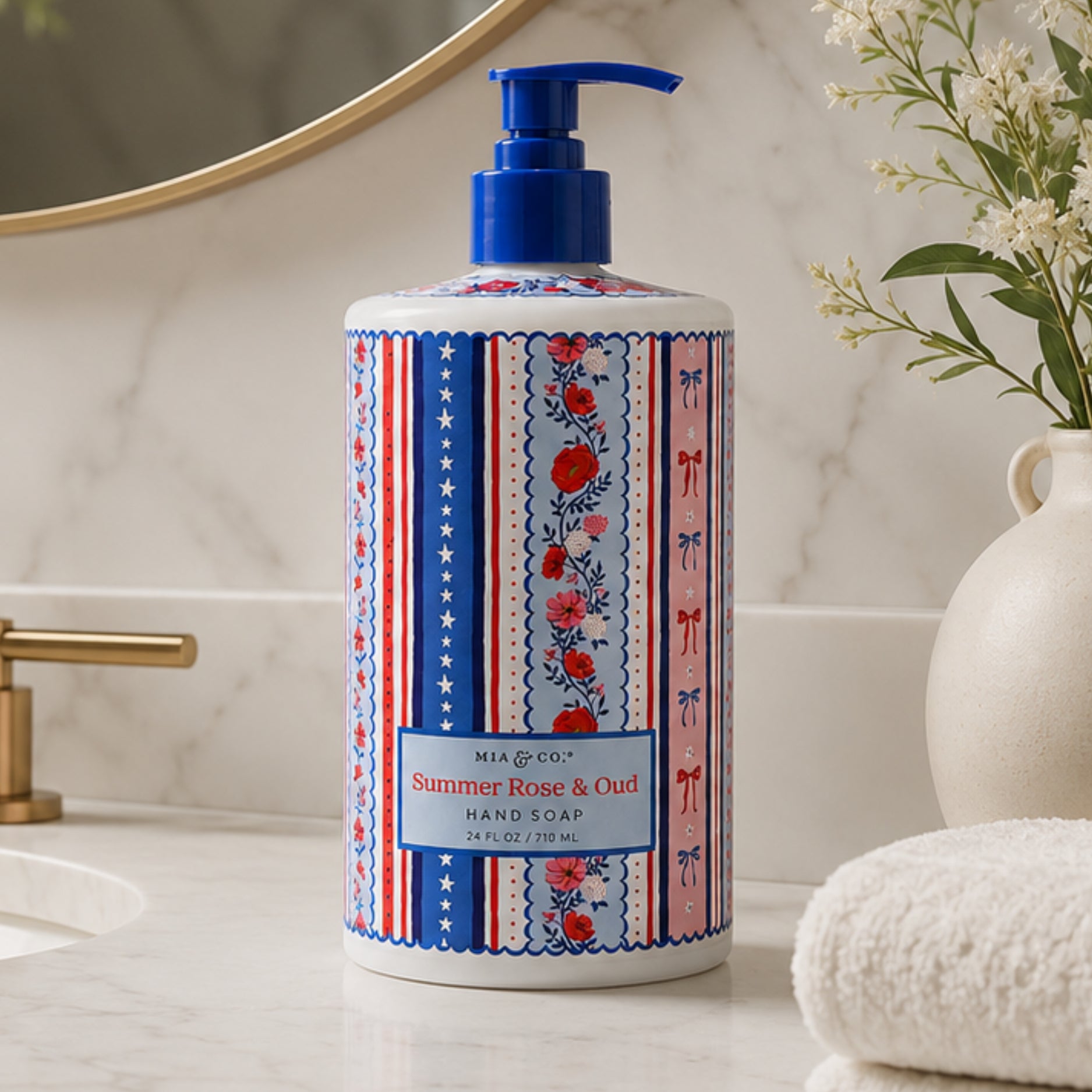 Mia & Co Summer Rose & Oud Hand Soap 710ml