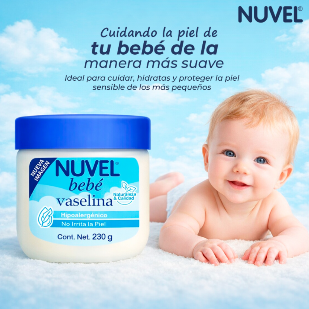 Nuvel Vaselina Para Bebé 230gr