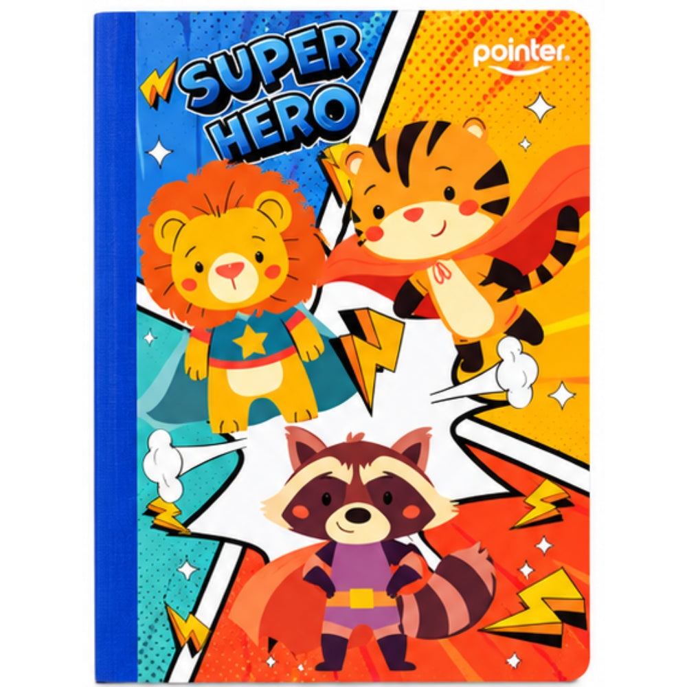 Pointer Libreta Empastada Doble Linea Niños 100 hojas Opciones Varias