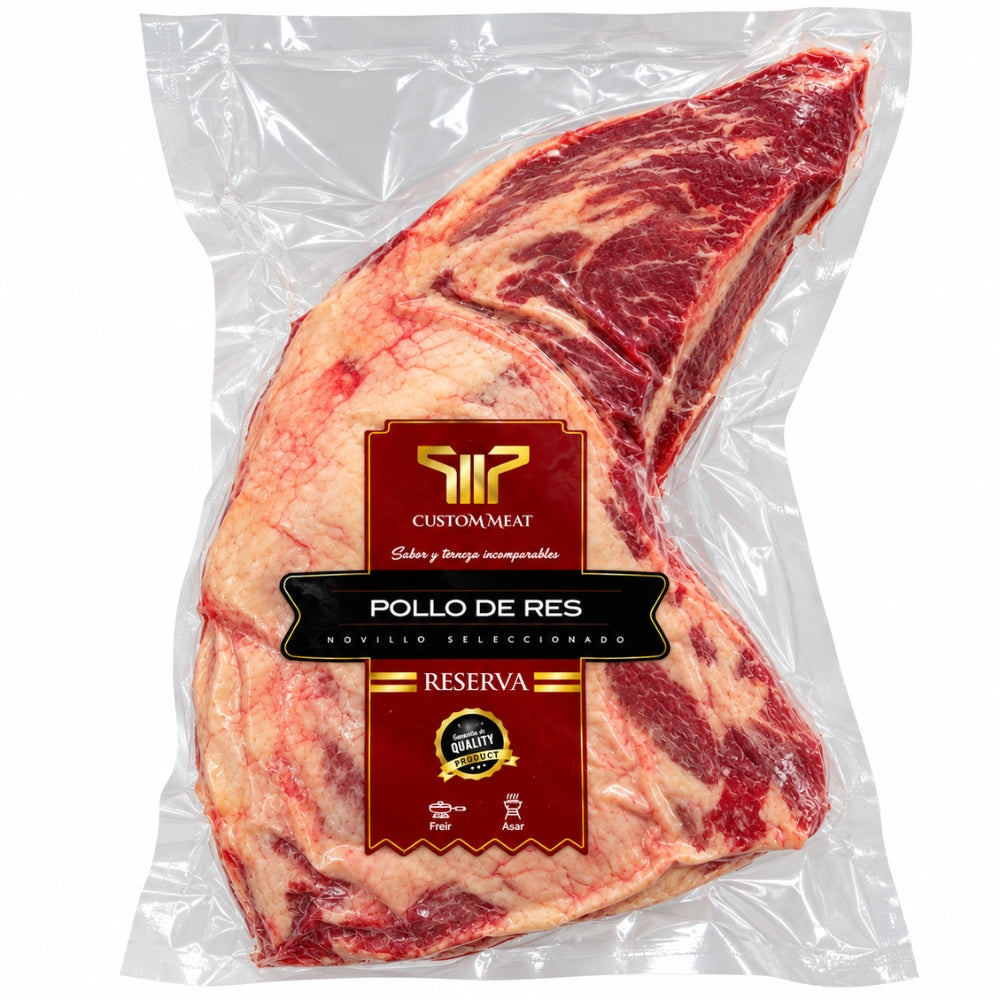Pollo de Res Custom Meat Novillo Seleccionado 1 Pieza Opciones Varias