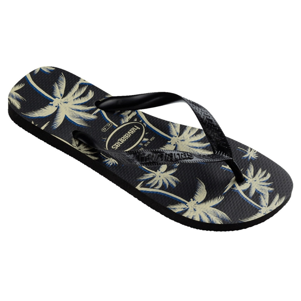 Havaianas Sandalias Aloha Black White