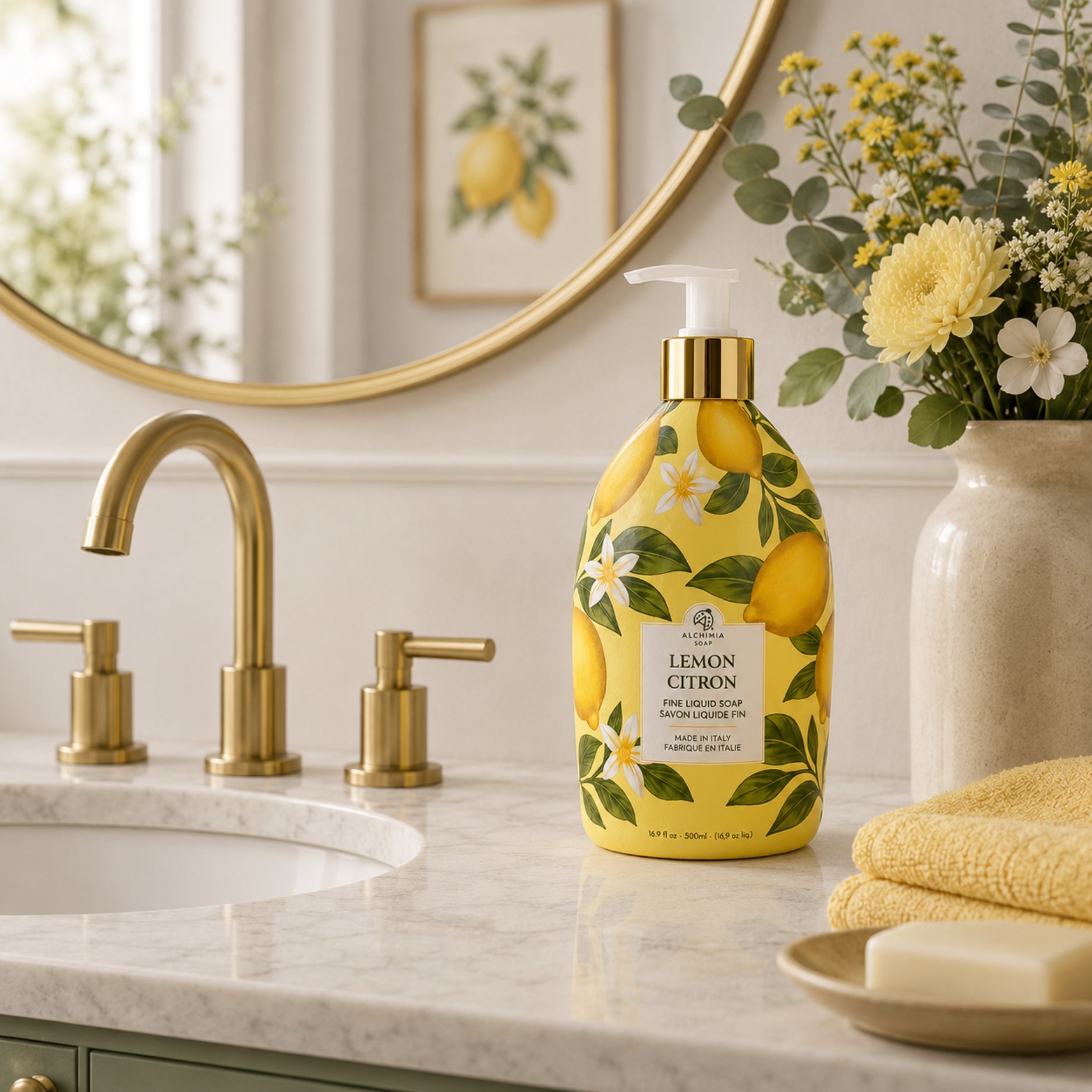 Alchimia Soap Lemon Citron Liquid Soap 500ml