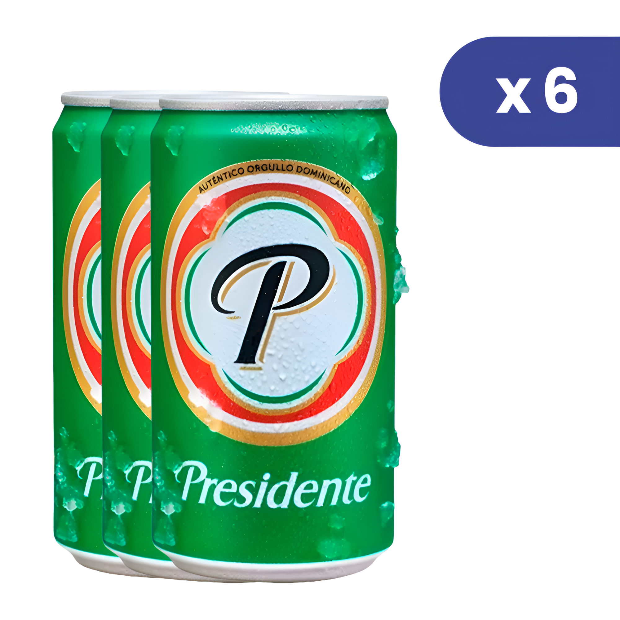 Cervezas Presidente 6 Unidades 355ml c/u