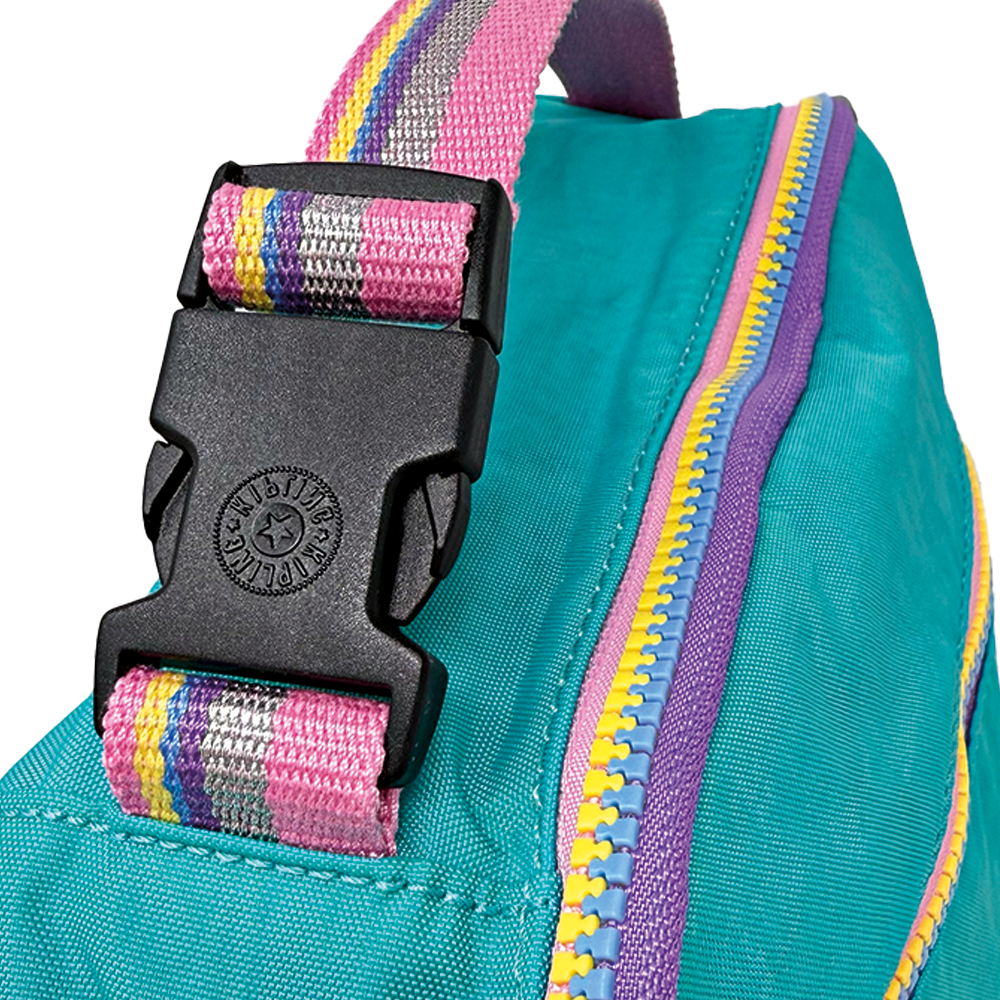 Kipling Lonchera Ermy Rainbow Pop Peacock Teal