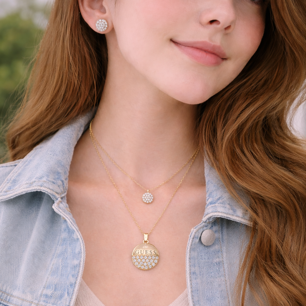 Guess Set De Collar y Zarcillos
