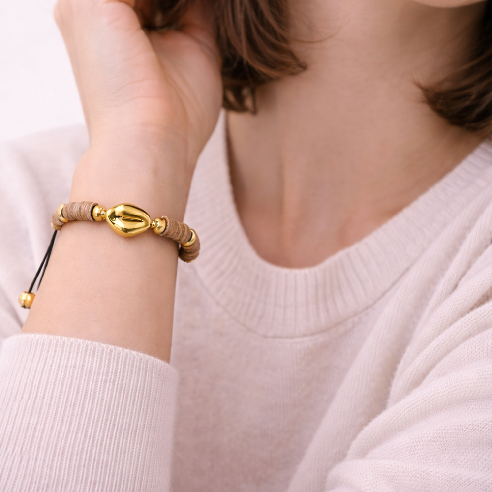 H&Co Pulsera Para Damas De Pukas Golden