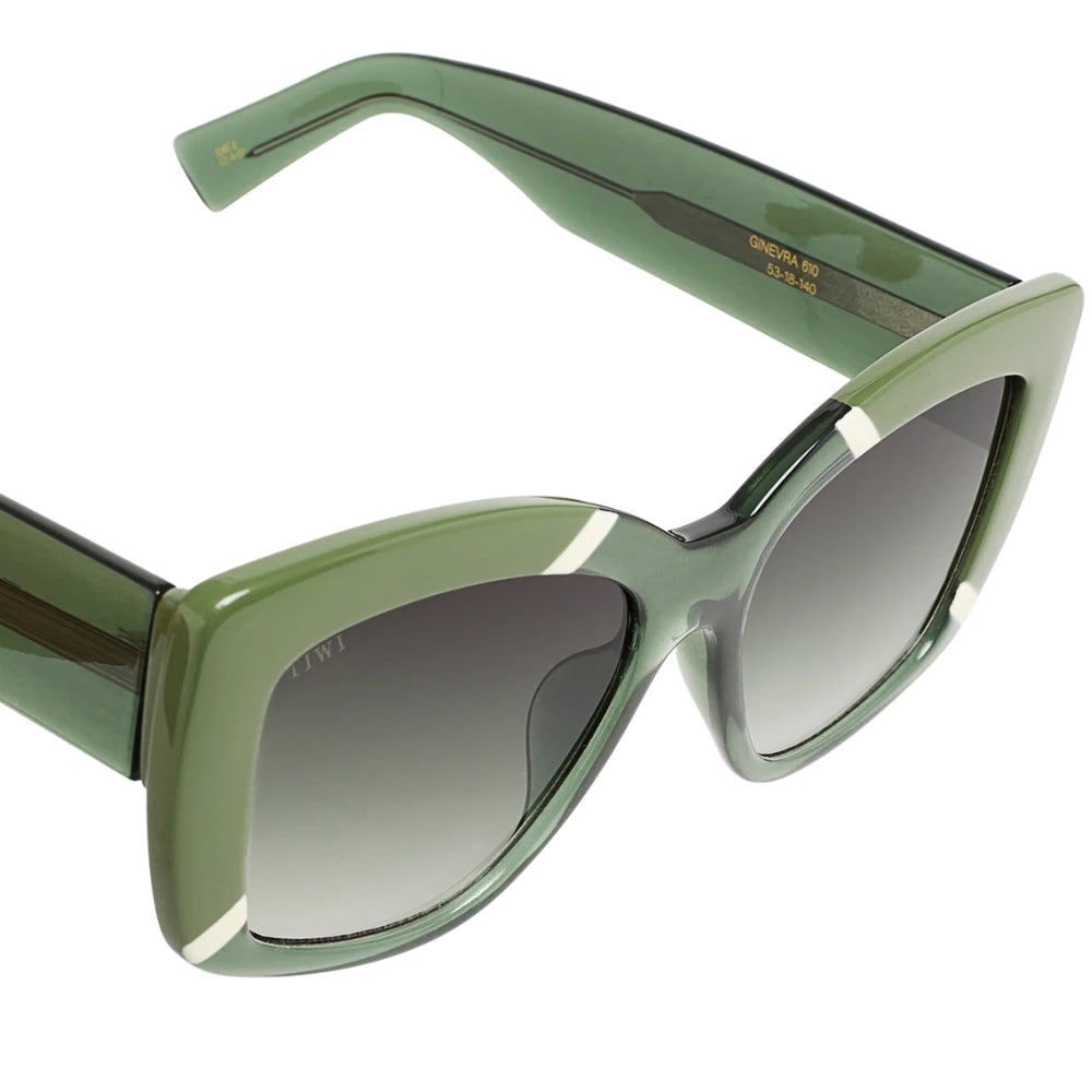 Tiwi Ginevra 610 Bicolour Shiny Green/Olive Green with Green