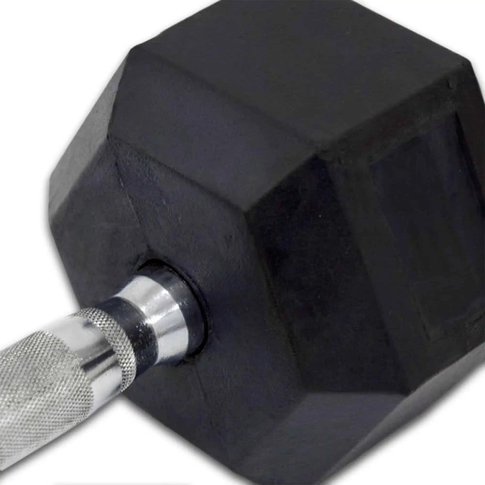 K6 Mancuerna Pesa Encauchetada Gim Hex 35Lb