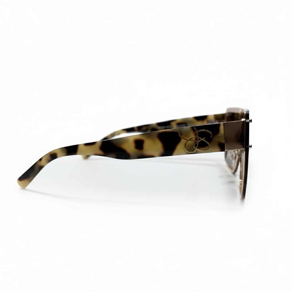 Jessica Simpsons Lentes De Sol Oversize Gold Oat