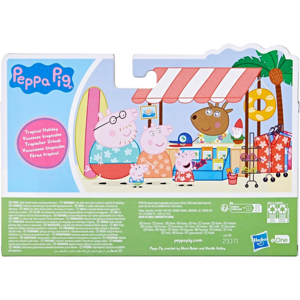 Hasbro Peppa's Family Peppa Y Su Familia Havaianas 4Pzs 3+