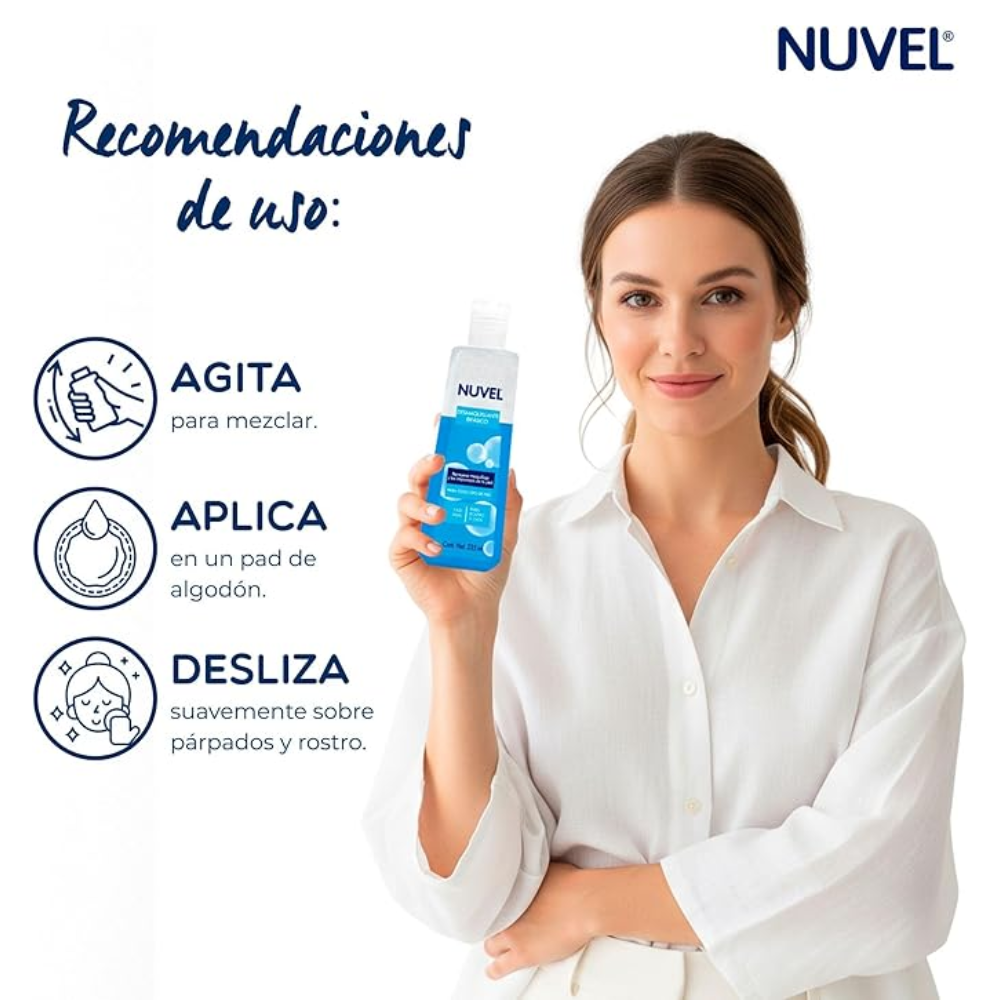 Nuvel Desmaquillante Bifásico Para Todo Tipo De Piel 235ml