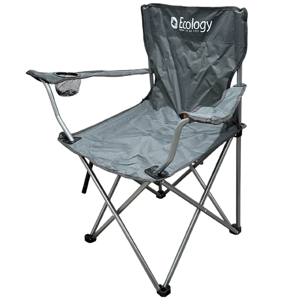 Ecology Silla Plegable De Camping Playera Weekend Gris