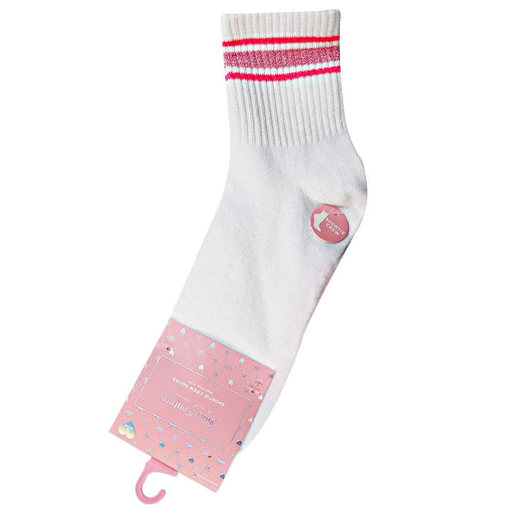 Juiciy Couture Medias Mix 5-Pack White & Pink