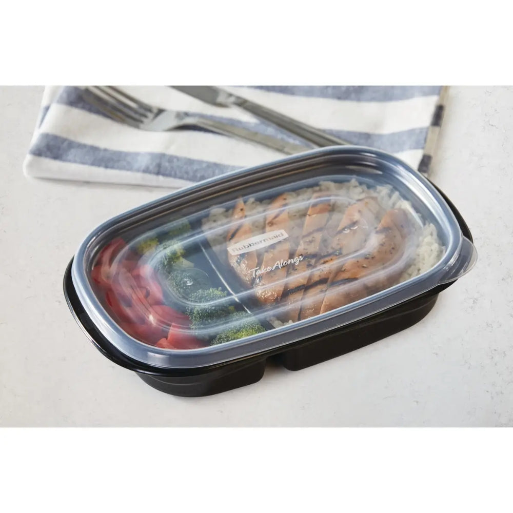 Rubbermaid Take Alongs Set De Envases 20 Piezas Negro 875ml