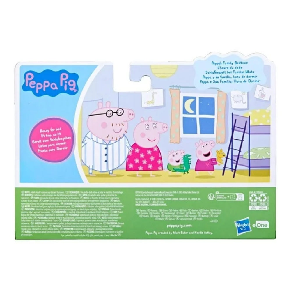 Hasbro Peppa's Family Hora De Dormir 4Pzs 3+