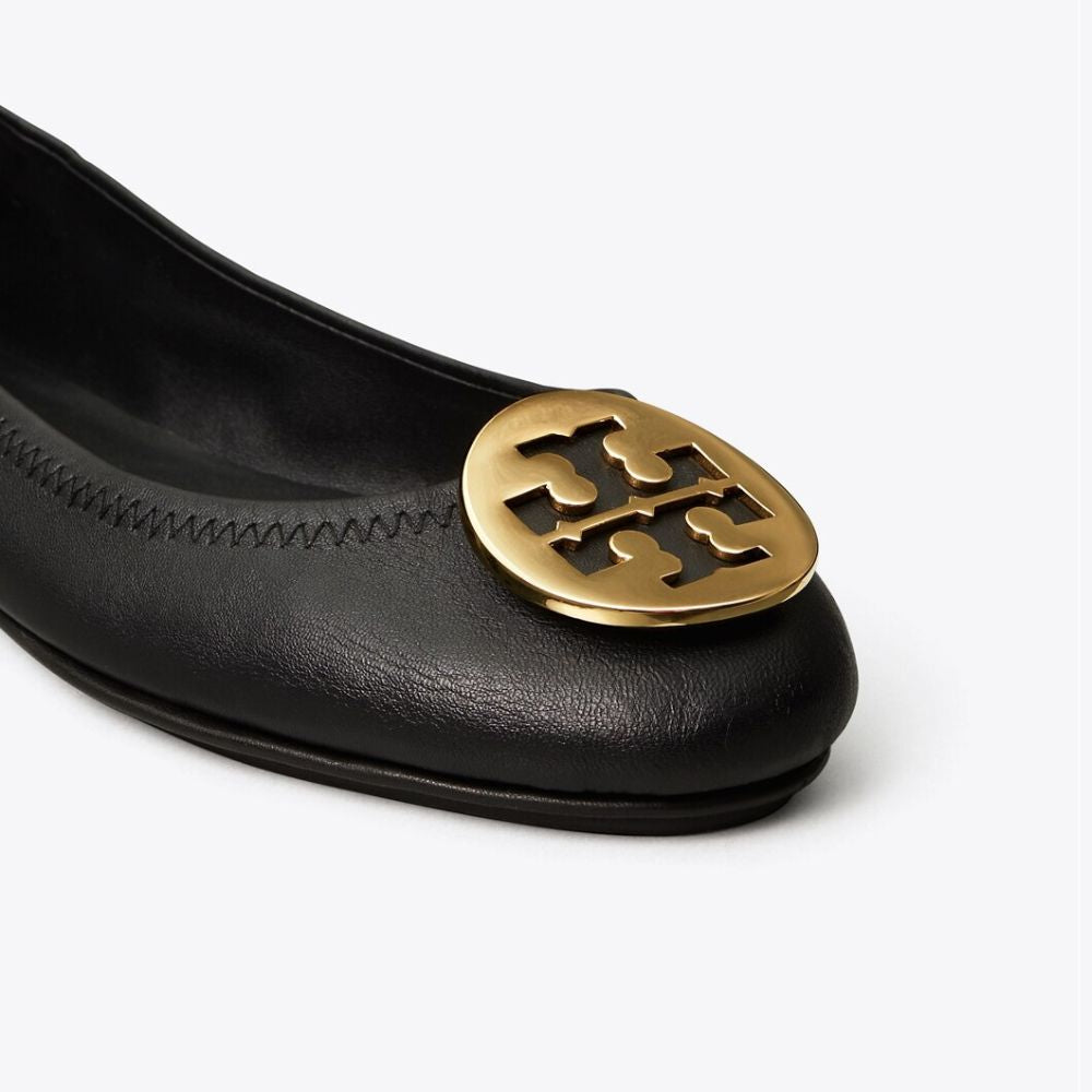 Tory Burch Minnie Travel Ballet Black