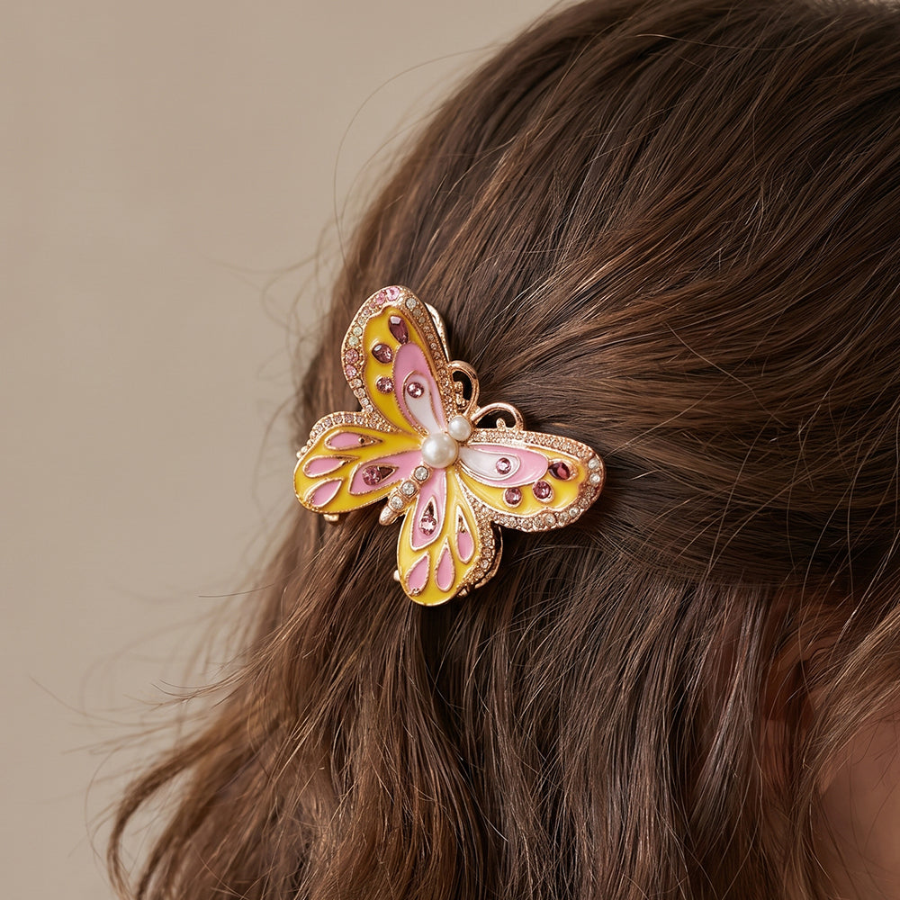 Selene State Pinzas Para El Cabello Mariposas 4Und