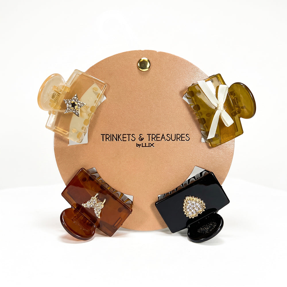 Trinkets & Treasures Pinzas Para El Cabello 4Und