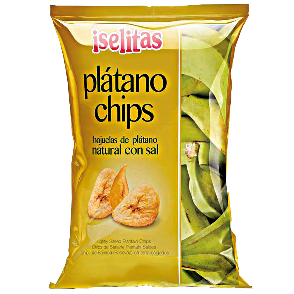 Platano Chips Iselitas Con Sal 300 gr