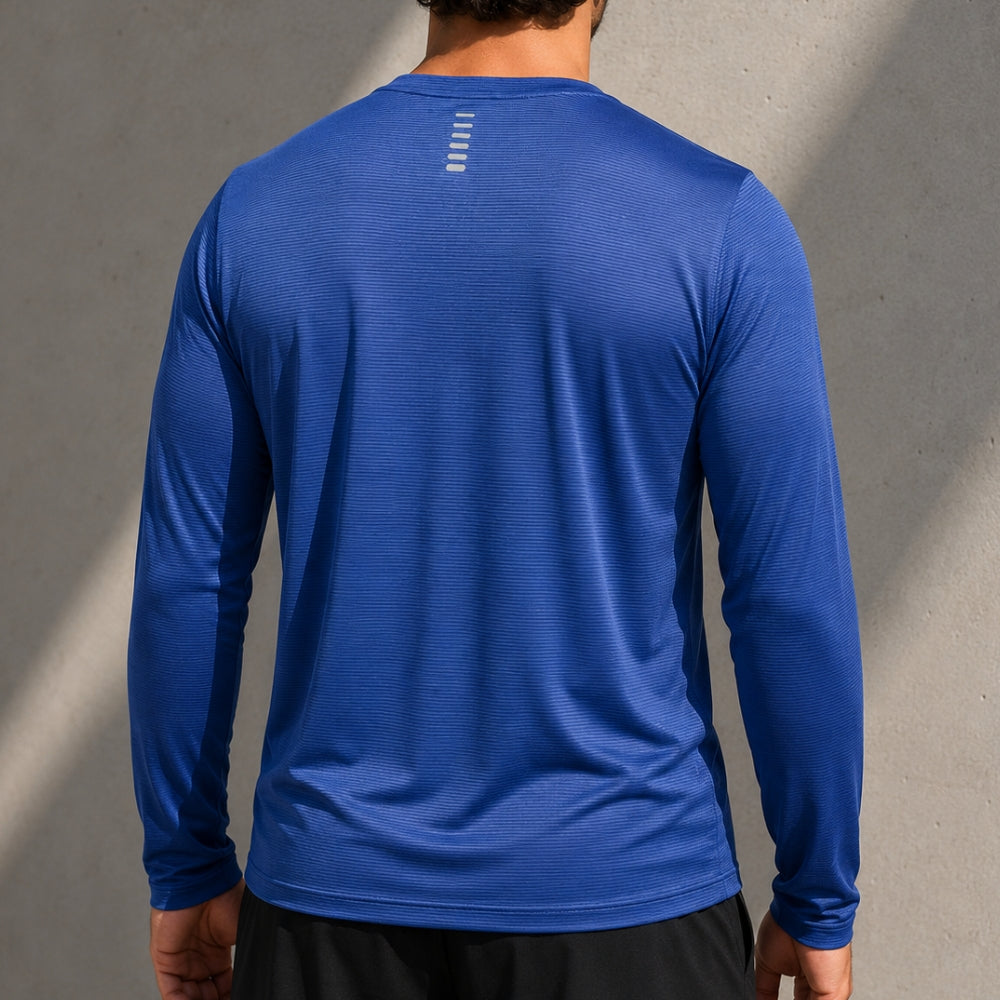Under Armour Camiseta Running Reflectiva Para Caballeros Color Tech Blue