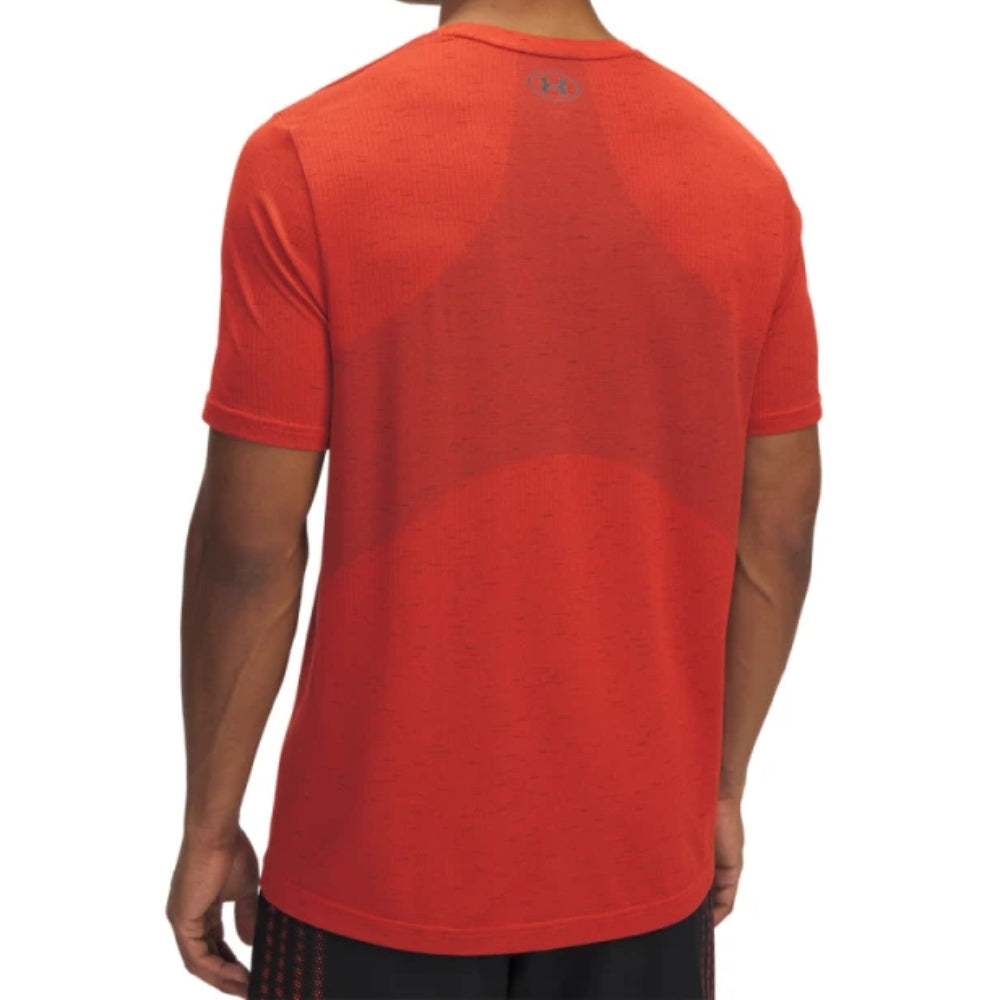 Under Armour Camiseta Invisible Sin Costuras Para Caballeros Color Fire