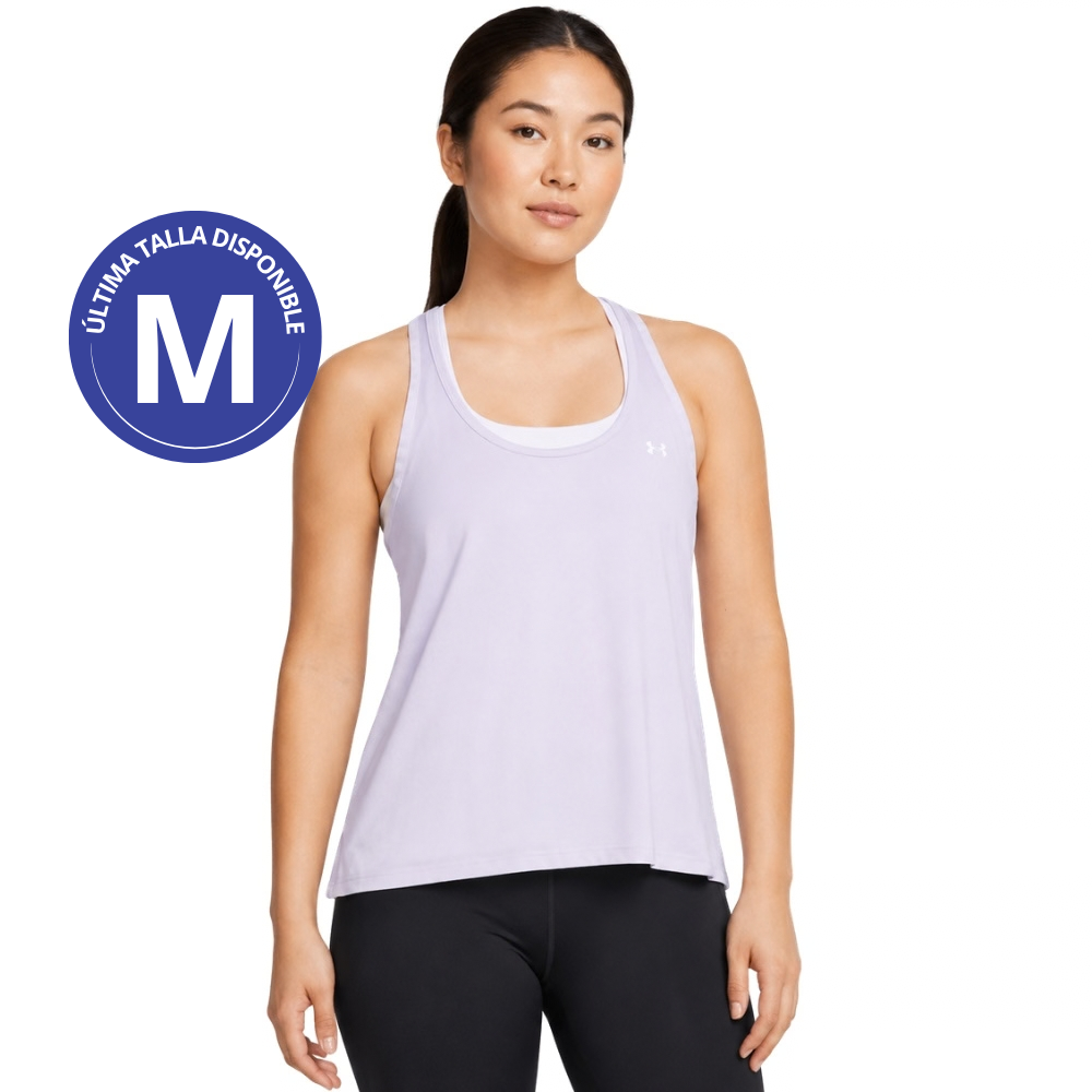 Under Armour Tank Top Deportivo Knockout Para Damas Color Lila