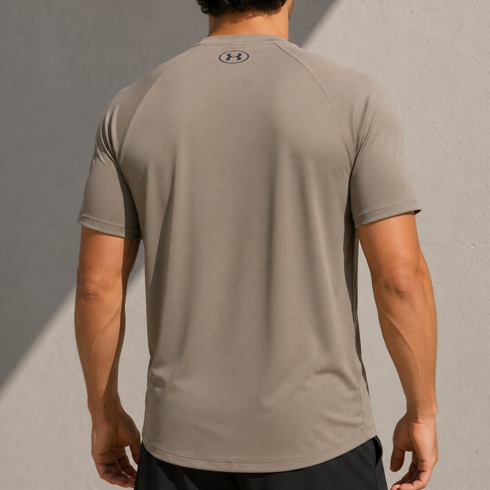 Under Armour Franela Manga Corta Tech™ 2.0 Tee  Para Caballero  Color TaupeDusk