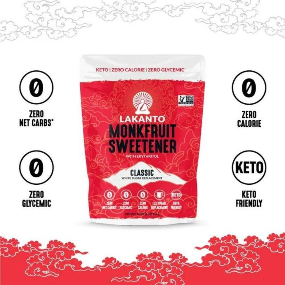 Lakanto Classic Monkfruit Sweetener Whit Erythritol 454g