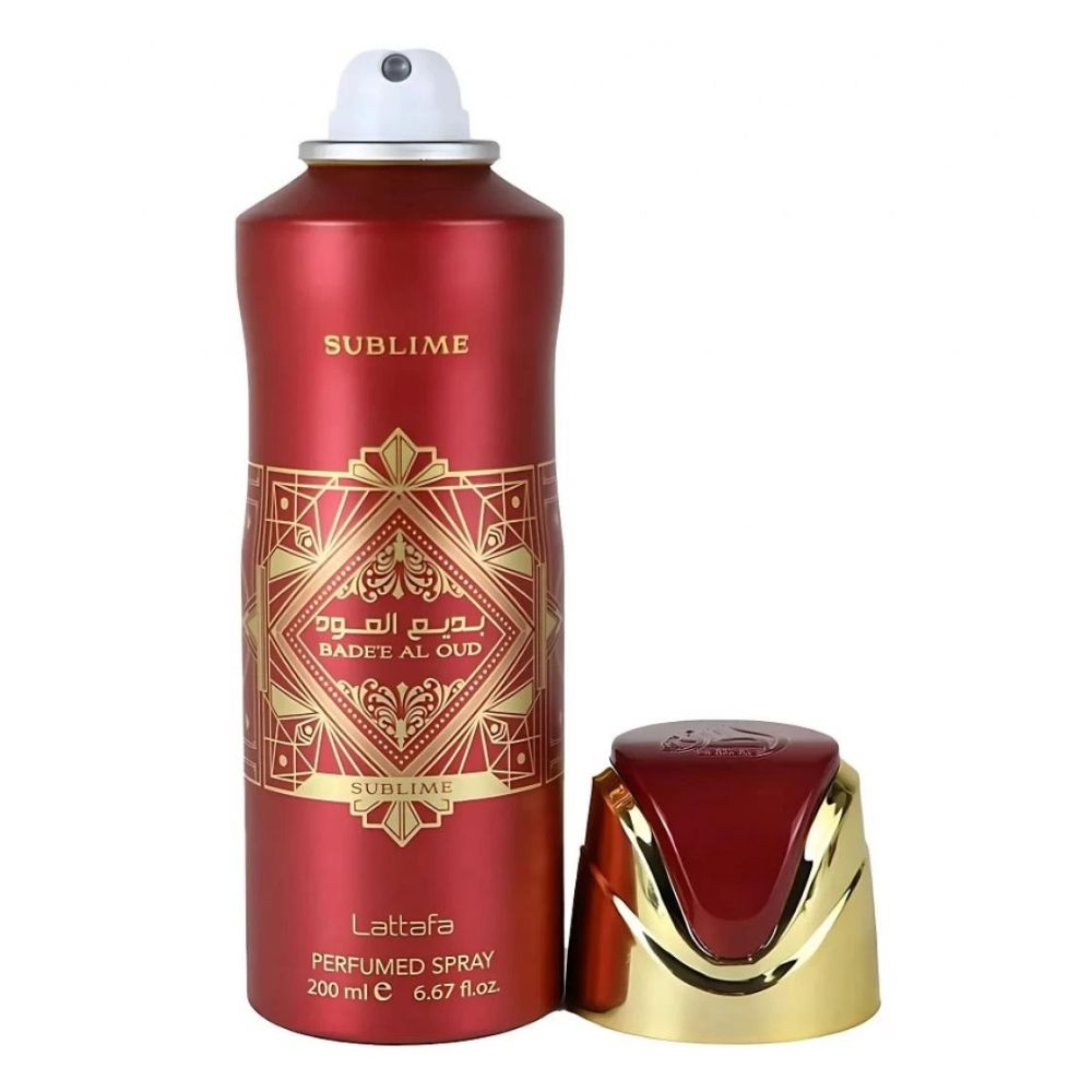 Lattafa Sublime Perfumed Body Spray Para Damas 200ml