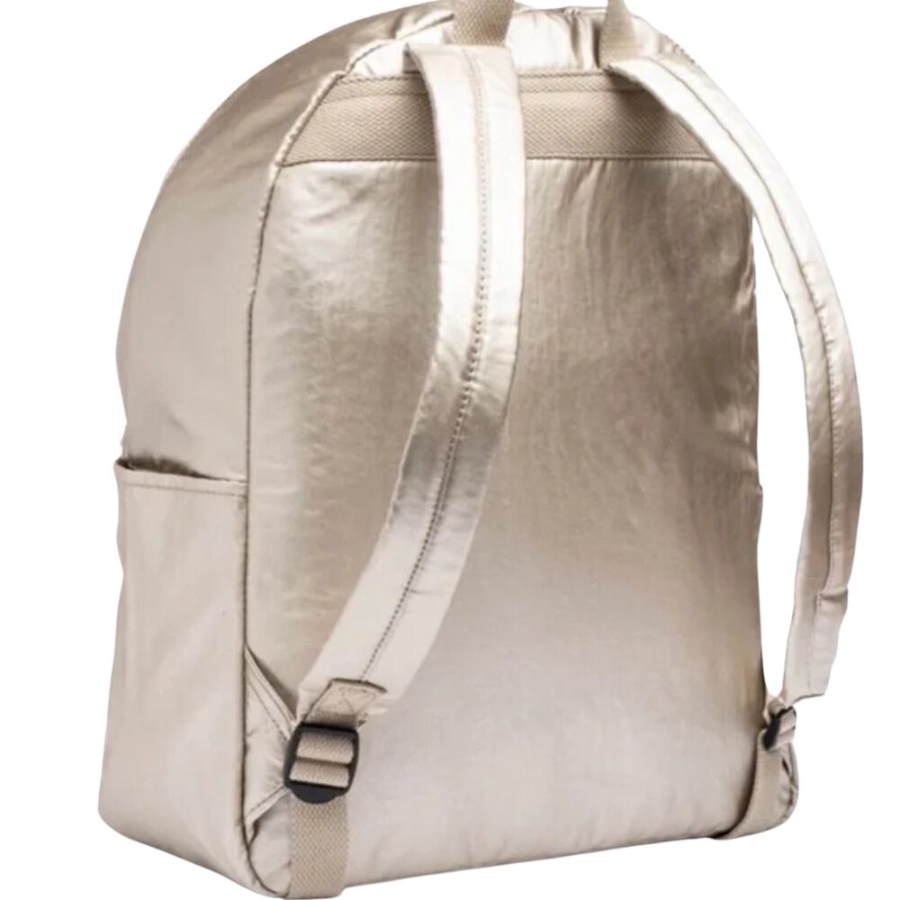 Kipling Bulto Starry Gold Metallic Bouree Backpack