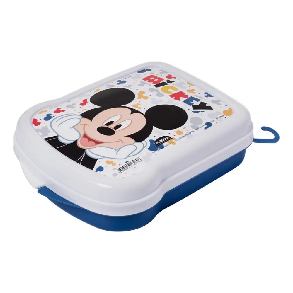 Alfa Hogar Sandwichera Blanca y Azul Mickey Mouse