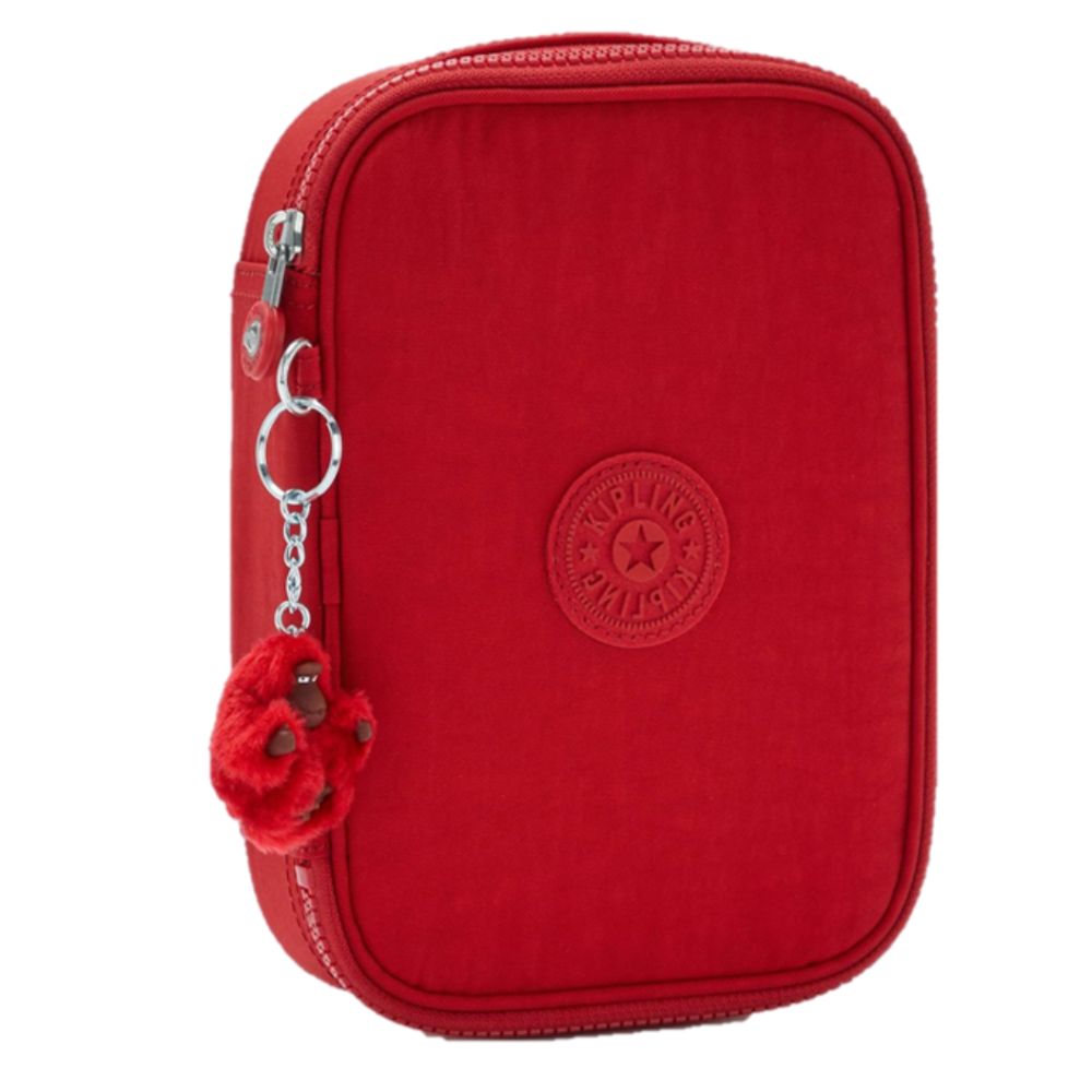 Kipling Cartuchera 100 Pens Cherry Tonal